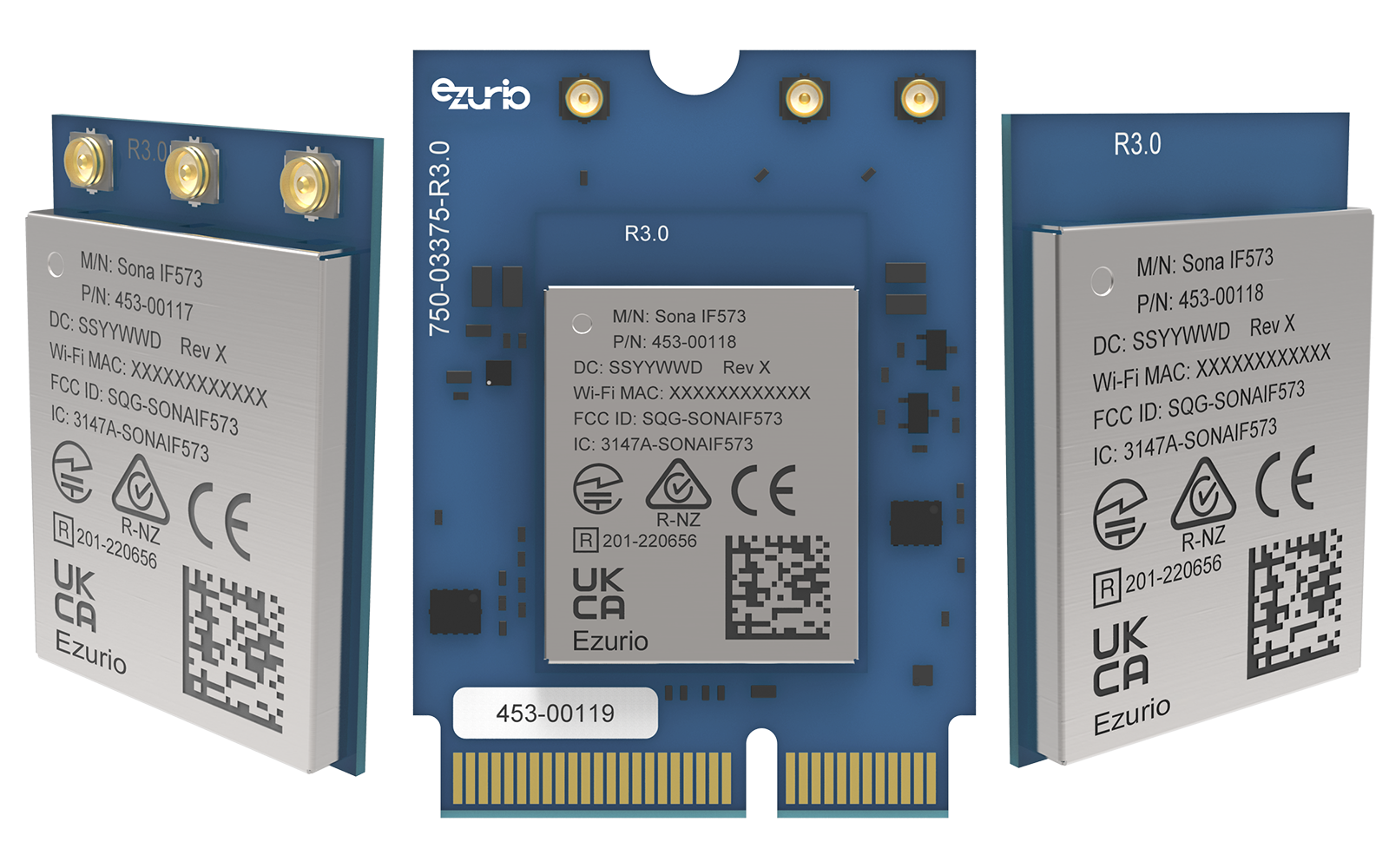 Wi-Fiモジュール Wi-Fi 6 & 6E Modules | 802.11ax | Ezurio